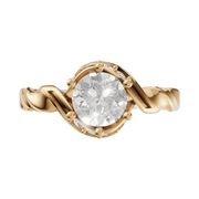 round-14k yellow gold|round-18k yellow gold