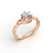 round-14k rose gold|round-18k rose gold