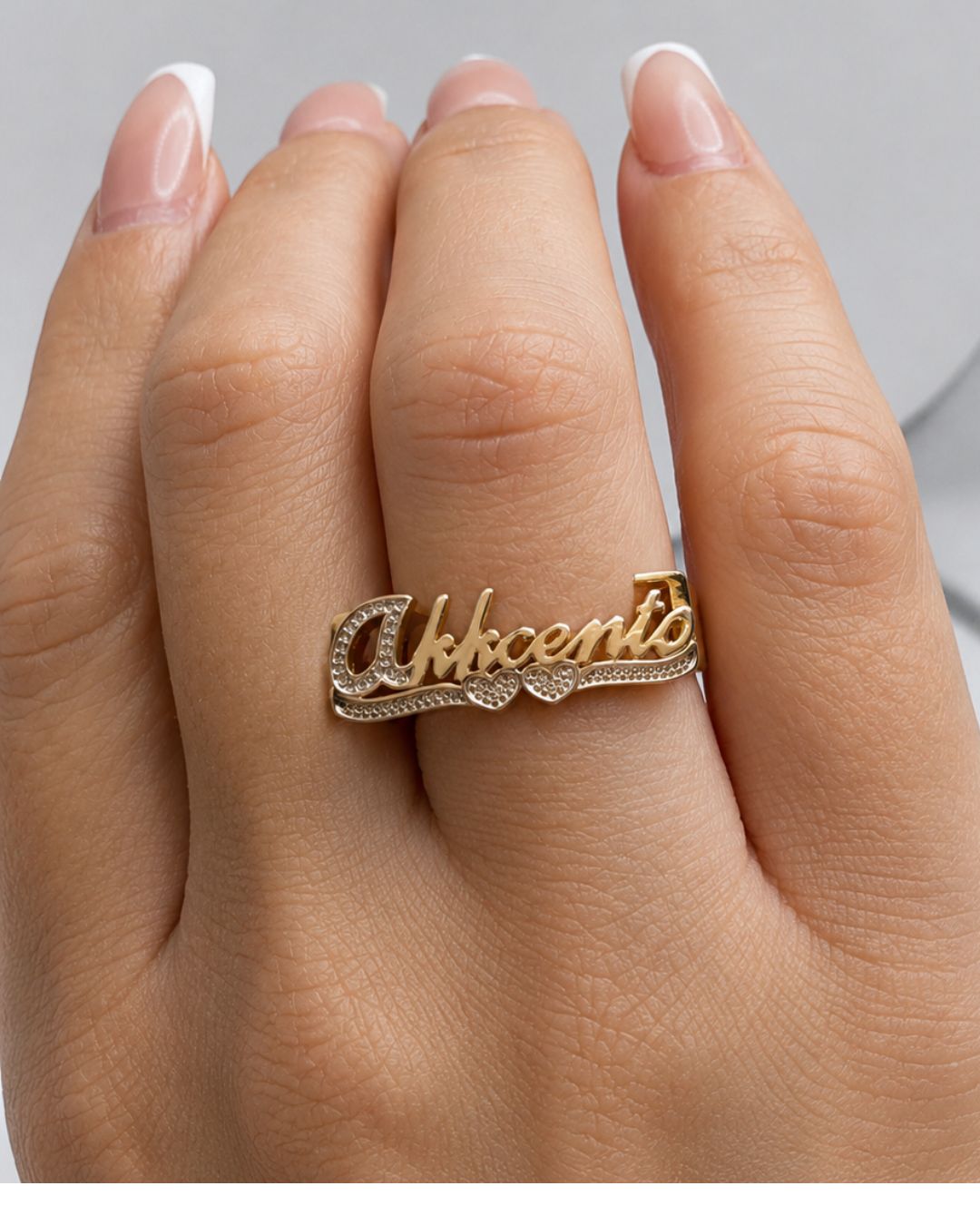 Custom 3D Name Ring