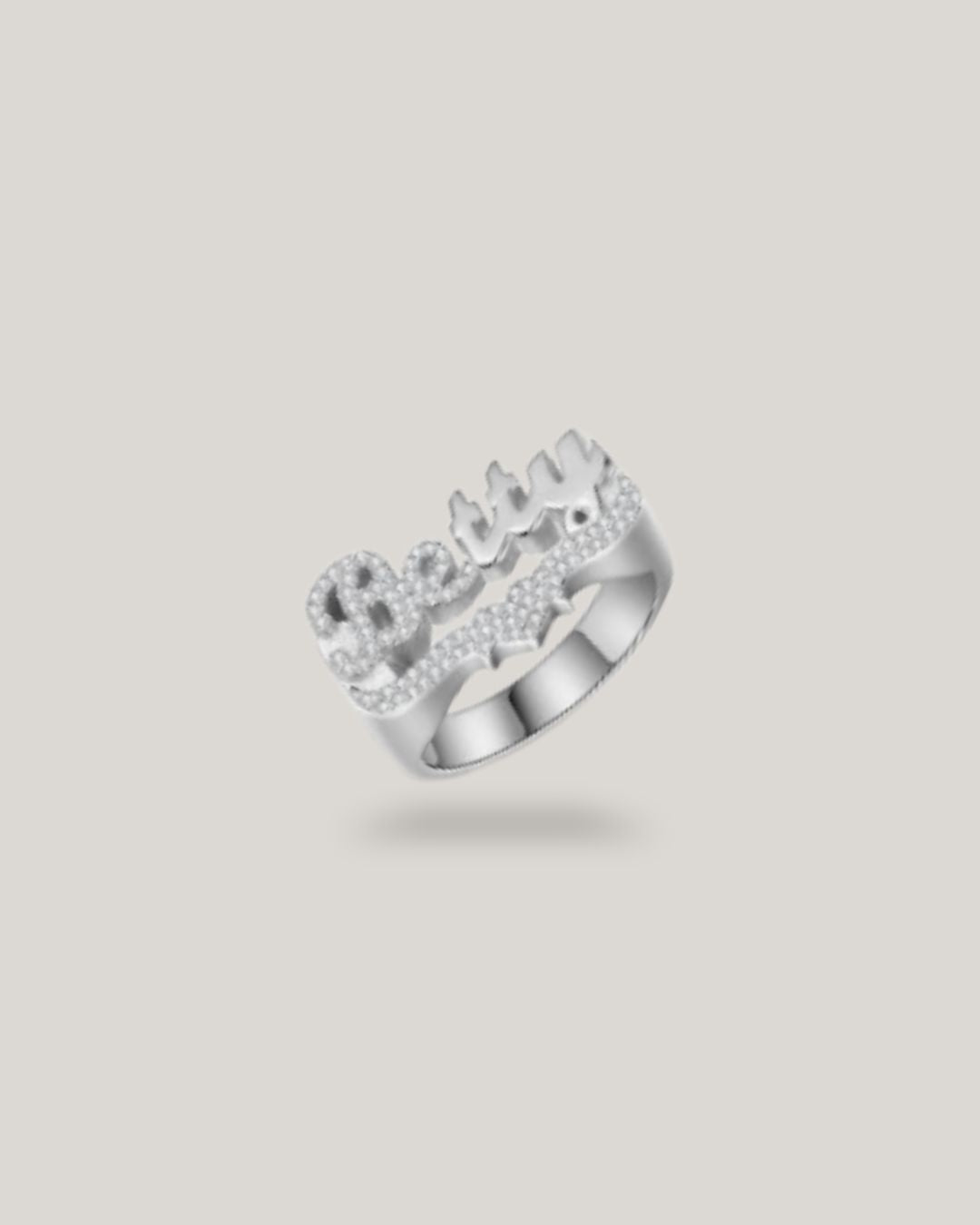 Custom 3D Name Ring