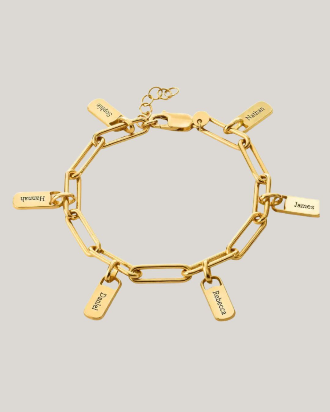 The Name Tag Charm Bracelet
