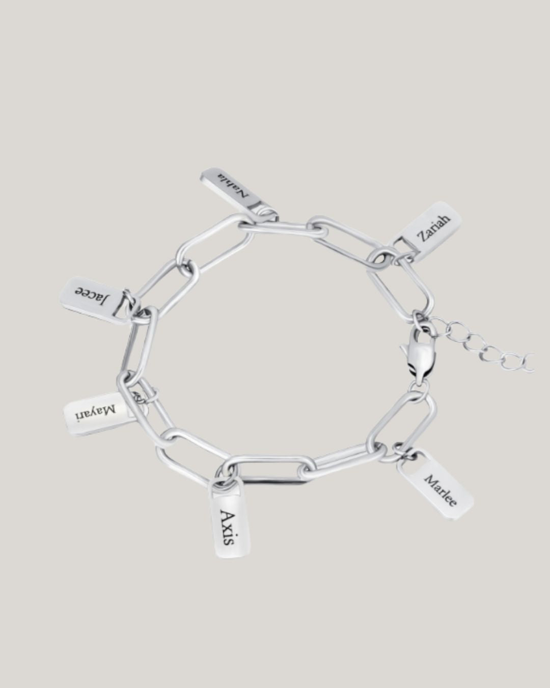 The Name Tag Charm Bracelet