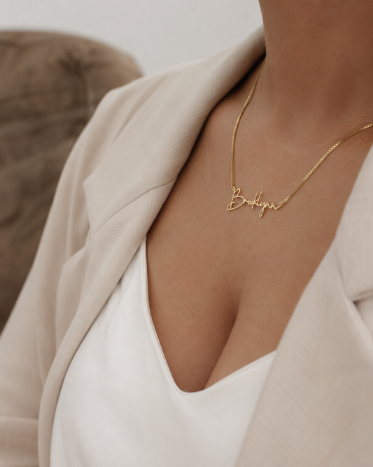 The Script Name Necklace