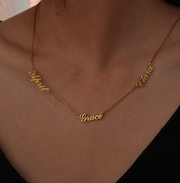 Multi Name Necklace