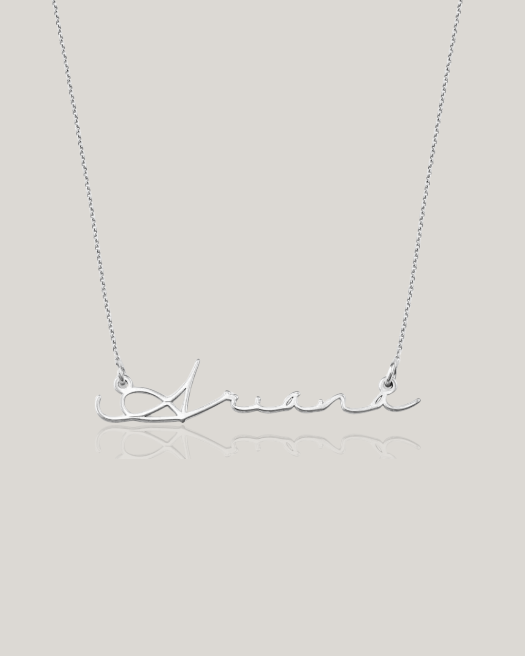The Script Name Necklace