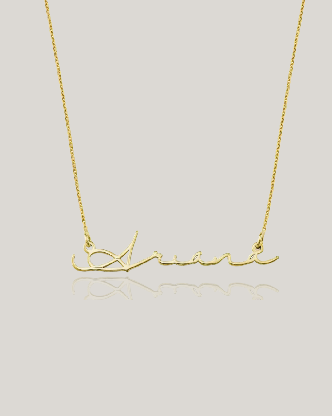 The Script Name Necklace