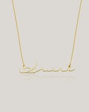 The Script Name Necklace